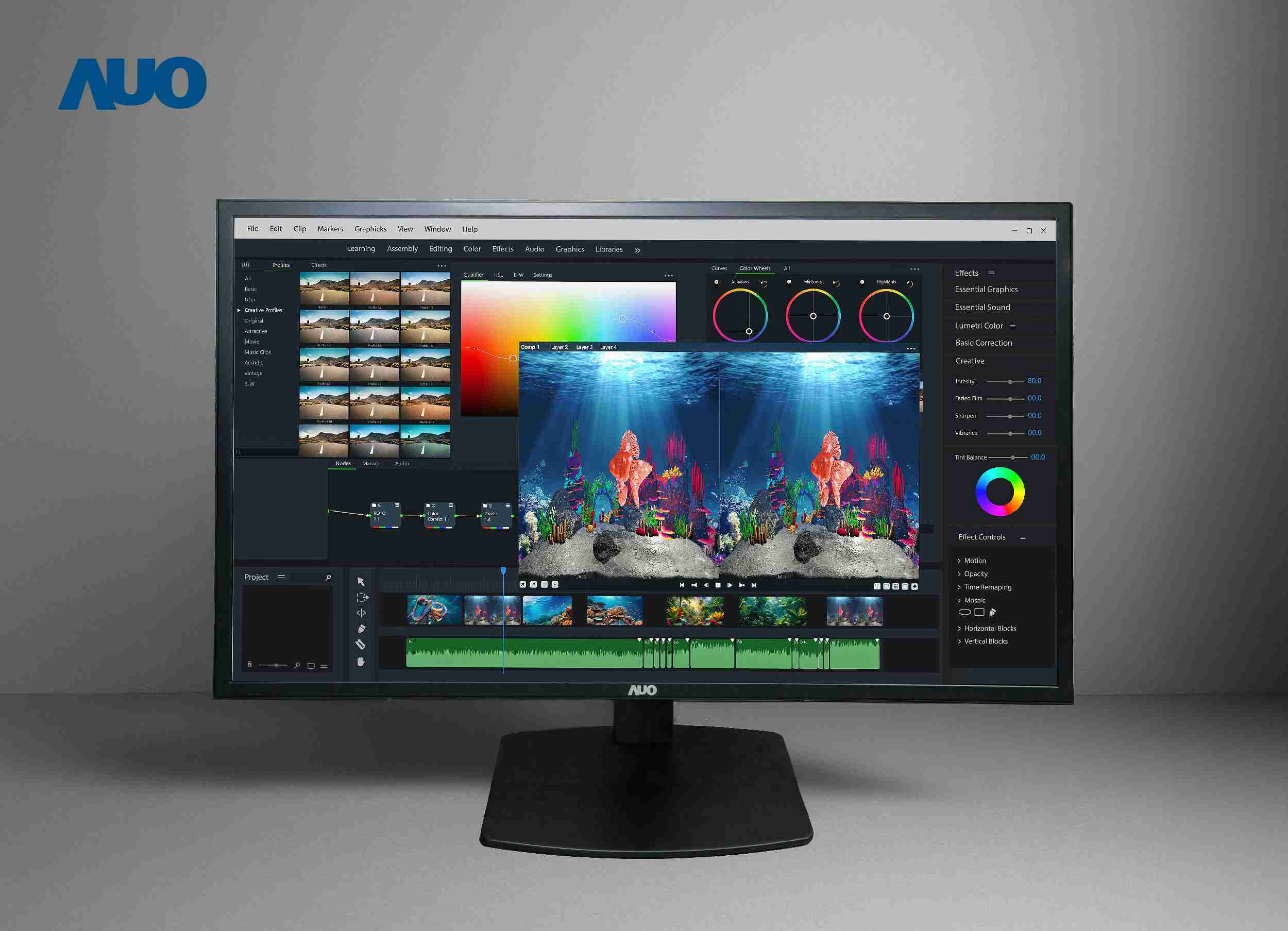 918.COM开发32吋2D/3D专业桌上型显示器，，，拥有8K4K超高分辨率，，，并以低串扰算法优化3D显示效果，，搭载自动眼球追踪功能，，，，能实时调整3D图像，，，进行实时2D与3D无缝共存窗口，，，提供图像设计工作者突破二维接口的崭新工作氛围与效率